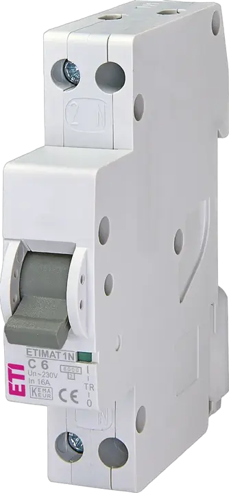 Kép erről: ETIMAT 1N 1p+N C6 6kA