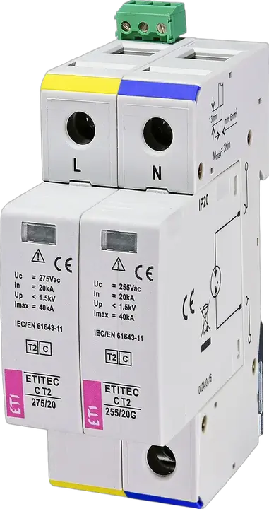Kép erről: ETITEC C T2 275/20 1+1 RC