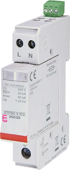 Kép erről: *ETITEC V 2T2 255/20 2+0 RC