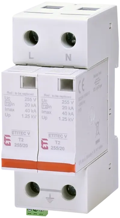 Kép erről: *ETITEC V T2 255/20 2+0 RC