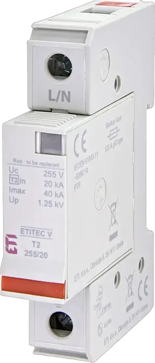 Kép erről: ETITEC V T2 440/20 1+0 RC