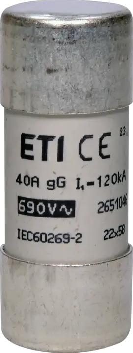 Kép erről: CH22x58 gG 40A/690V