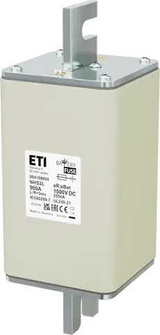Kép erről: NHS3L aR/aBat 900A/1500V DC AL