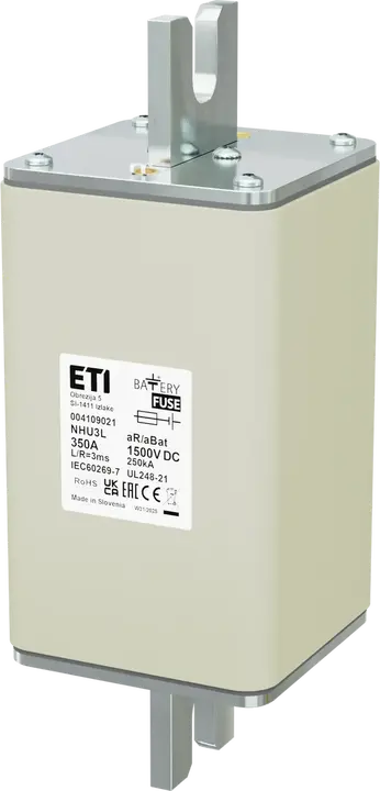 Kép erről: NHU3L aR/aBat 350A/1500V DC AL