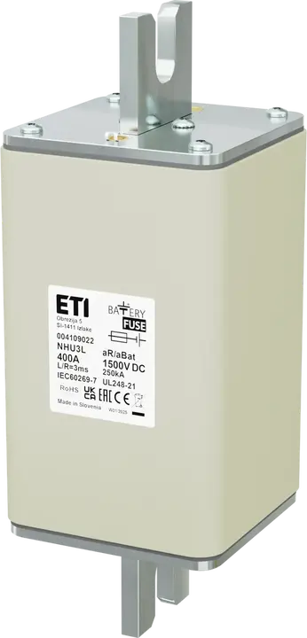 Kép erről: NHU3L aR/aBat 400A/1500V DC AL
