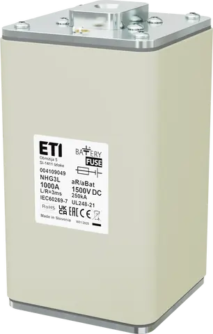 NHG3L aR/aBat 1000A/1500V DCAL