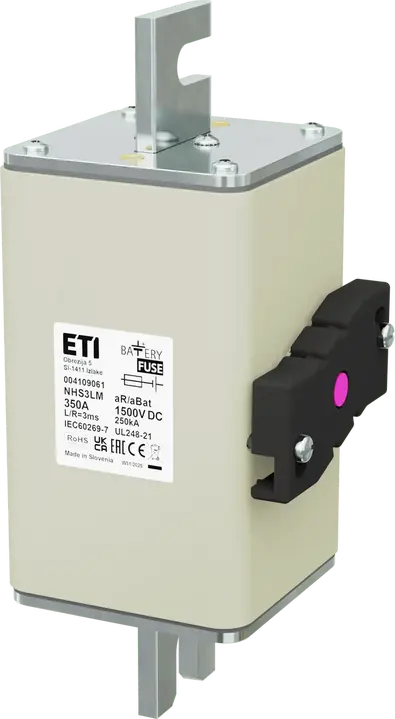Kép erről: NHS3LM aR/aBat 350A/1500V DCAL