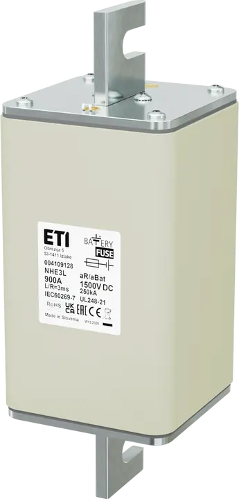 Kép erről: NHE3L aR/aBat 900A/1500V DC AL