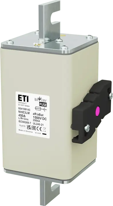 Kép erről: NHE3LM aR/aBat 450A/1500V DCAL
