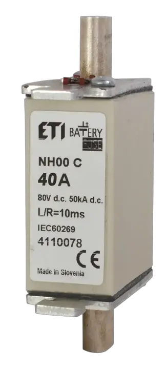 Kép erről: NH000 gBat 40A/80V DC
