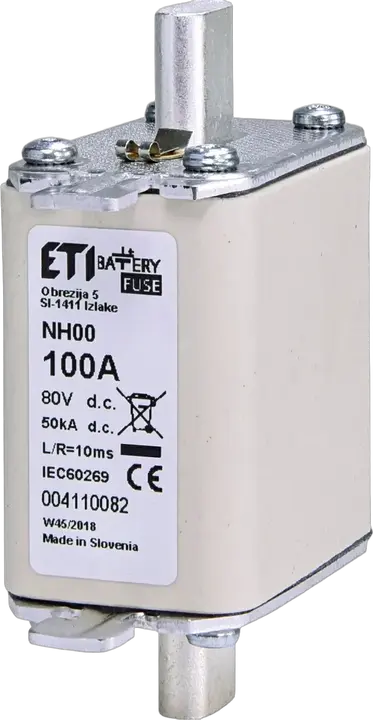 Kép erről: NH00 gBat 100A/80V DC
