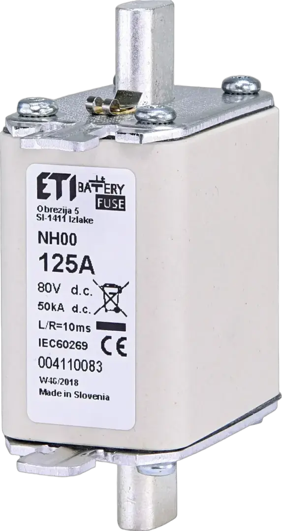 NH00 gBat 125A/80V DC