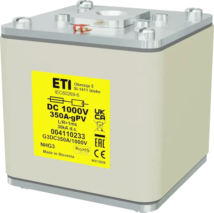 Kép erről: NHG3 gPV 350A/1000V DC