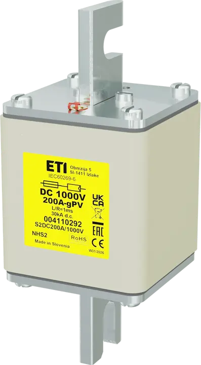 Kép erről: NHS2 gPV 200A/1000V DC