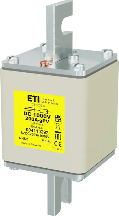 Kép erről: NHS2 gPV 200A/1000V DC