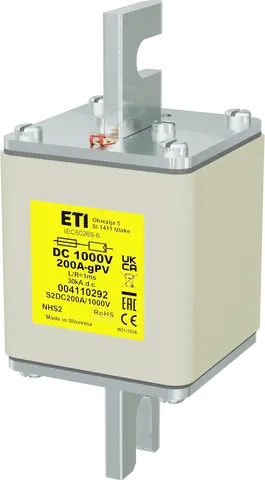 Kép erről: NHS2 gPV 200A/1000V DC