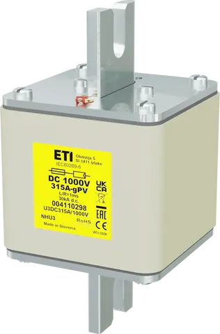 Kép erről: NHU3 gPV 315A/1000V DC