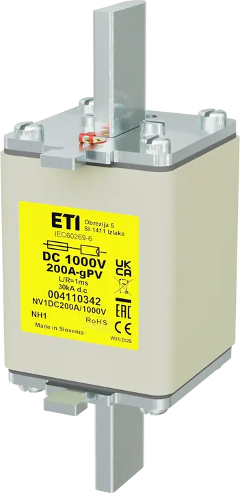Kép erről: NH1 gPV 200A/1000V DC