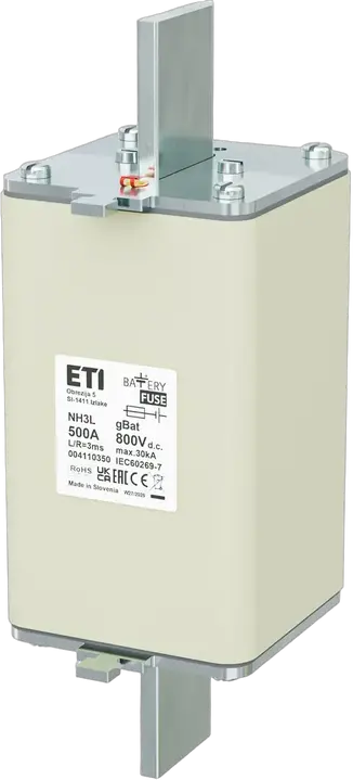 Kép erről: NH3L gBat 500A/800V DC