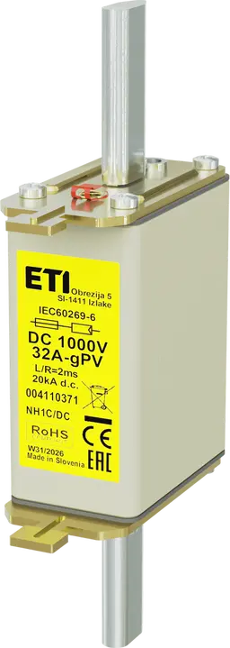 Kép erről: NH1C gPV 32A/1000V DC