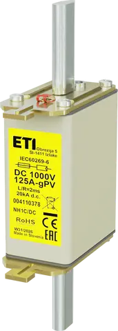 NH1C gPV 125A/1000V DC