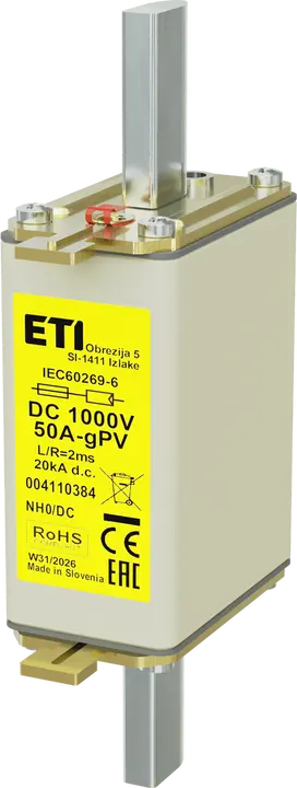 Kép erről: NH0 gPV 50A/1000V DC