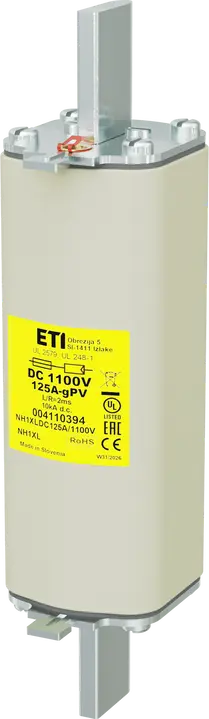 Kép erről: NH1XL gPV 125A/1100V DC UL