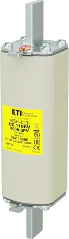 NH1XL gPV 200A/1100V DC UL