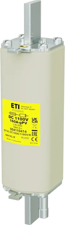Kép erről: NH1XL/K gPV 160A/1100V DC