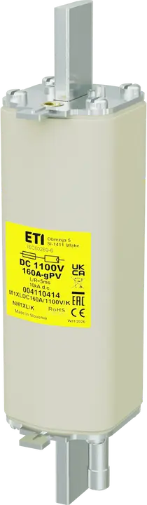 Kép erről: NH1XL/K gPV 160A/1100V DC