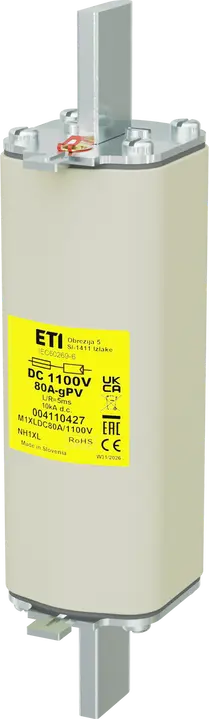 Kép erről: NH1XL gPV 80A/1100V DC