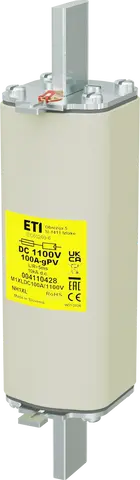 NH1XL gPV 100A/1100V DC