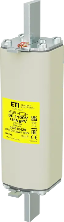 Kép erről: NH1XL gPV 125A/1100V DC