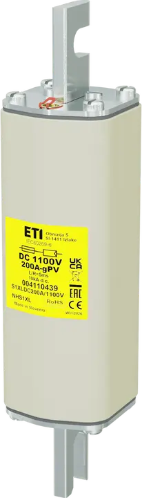 Kép erről: NHS1XL gPV 200A/1100V DC