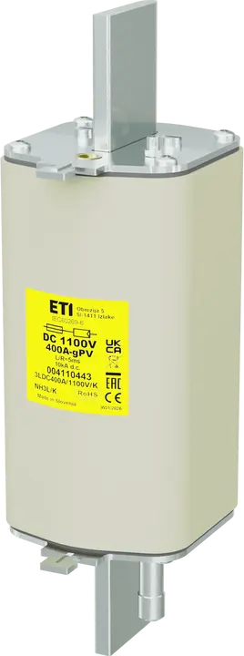 Kép erről: NH3L/K gPV 400A/1100V DC