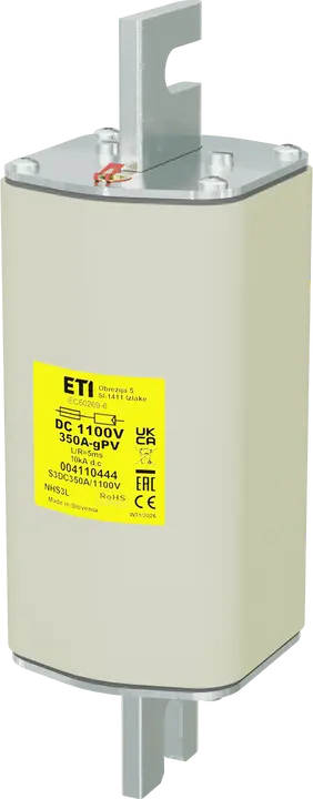 Kép erről: NHS3L gPV 350A/1100V DC
