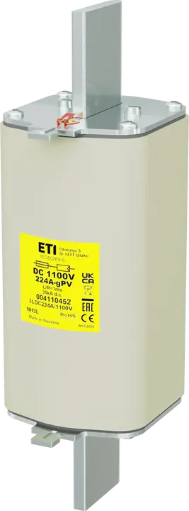 Kép erről: NH3L gPV 224A/1100V DC