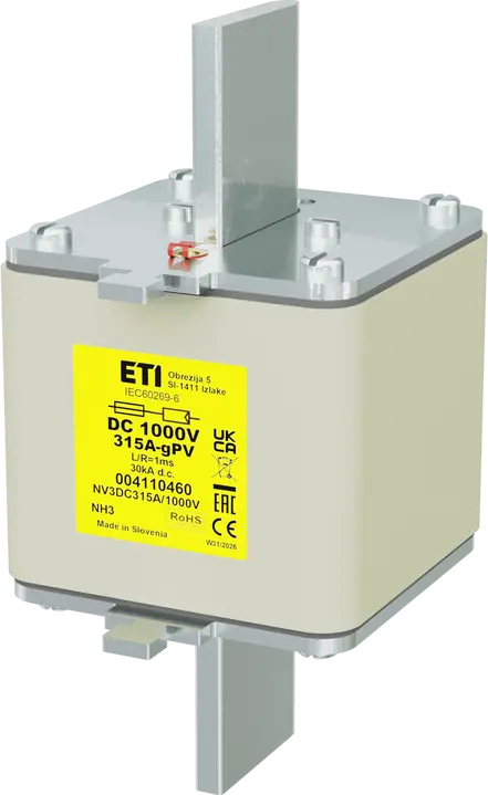 Kép erről: NH3 gPV 160A/1000V DC
