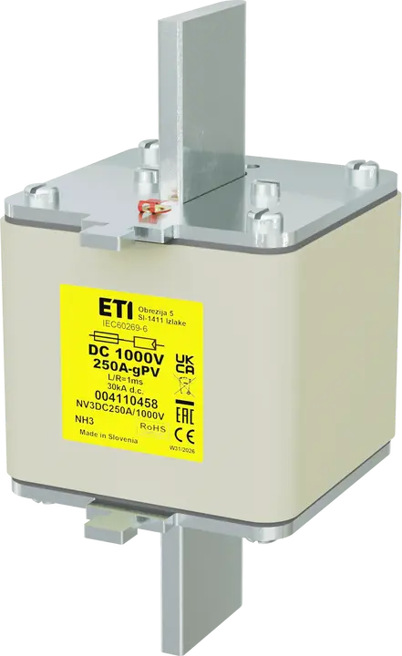 Kép erről: NH3 gPV 250A/1000V DC