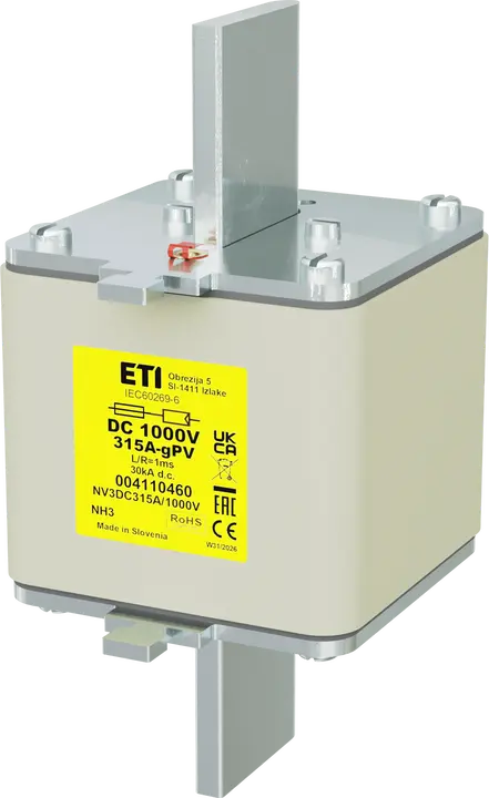 Kép erről: NH3 gPV 315A/1000V DC