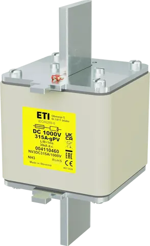 NH3 gPV 315A/1000V DC
