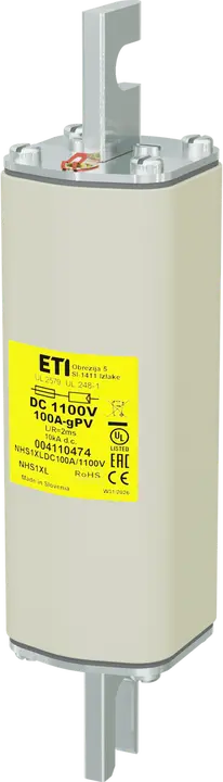 Kép erről: NHS1XL gPV 100A/1100V DC UL