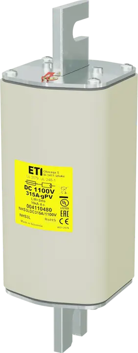 Kép erről: NHS3L gPV 315A/1100V DC UL