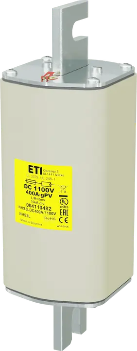 Kép erről: NHS3L gPV 400A/1100V DC UL