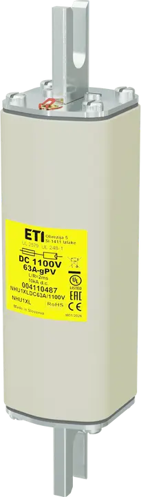 Kép erről: NHU1XL gPV 63A/1100V DC UL