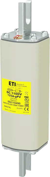 Kép erről: NHU1XL gPV 125A/1100V DC UL