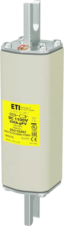 Kép erről: NHU1XL gPV 200A/1100V DC UL
