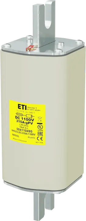 Kép erről: NHU3L gPV 315A/1100V DC UL