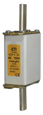 Kép erről: NH0 gR 125A/750V DC