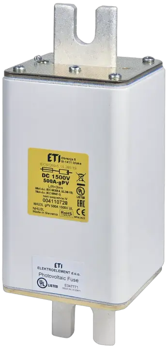 Kép erről: NHU3L gPV 315A/1500V DC UL